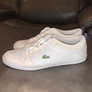 Lacoste Ojetti MAG Men's Sport Casual Leather White Sneakers SHOES SIZE 12